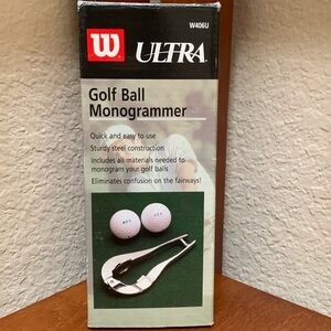 🔹NEW..Wilson Ultra Golf Ball Monogrammer..